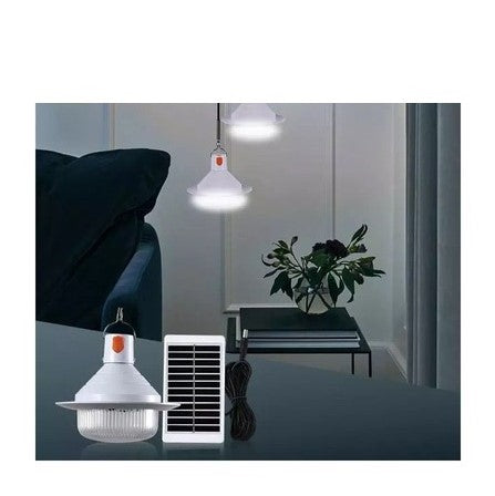 Bec Solar LED cu Panou Solar si Prindere cu Carlig, Lampa Solara Portabila pentru Camping, Gradina si Situatii de Urgenta