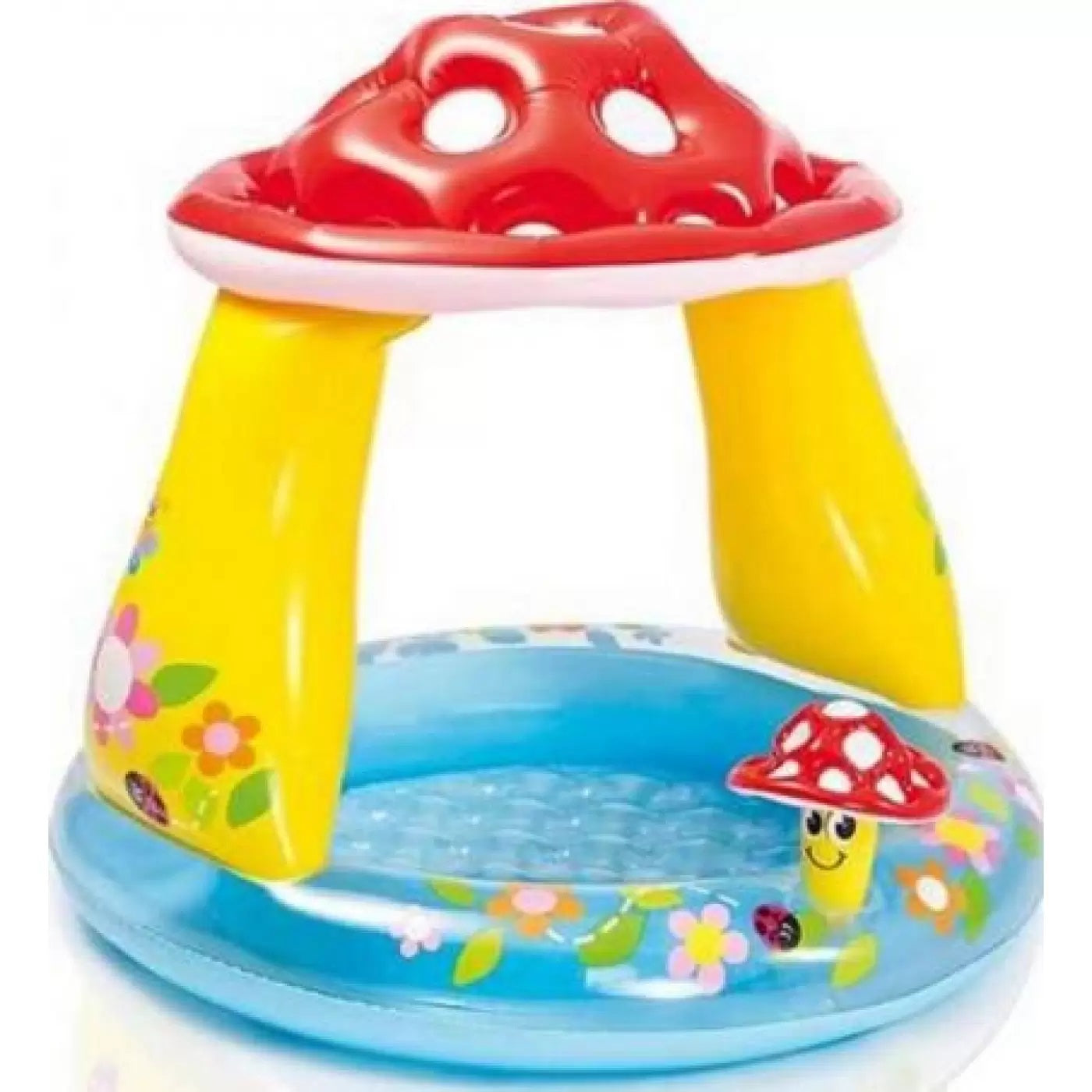 Piscina Gonflabila pentru Copii, cu Acoperis, Model Ciuperca, 102 x 89 cm