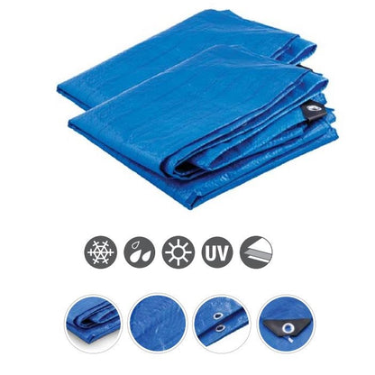 Prelata Impermeabila 5x6 m, Rezistenta la Apa si UV, Prelata Protectie Exterior pentru Lemne, Acoperis, Gradina