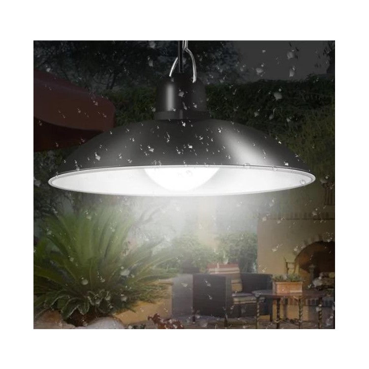 Set 2 x Lampa Solara LED Suspendata cu Telecomanda XF-707 – Panou Solar Extern, Iluminat Exterior Curte