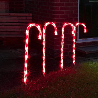 Set 5 x Decoratiune Luminoasa Exterior Tip Baston Acadea– Instalatie LED pentru Gradina