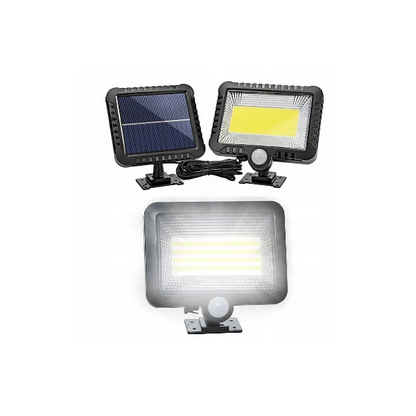 Set 4 x Lampa Solara LED SL-F100 cu Senzor de Miscare – Proiector Exterior cu Panou Solar, Iluminare Curte si Gradina