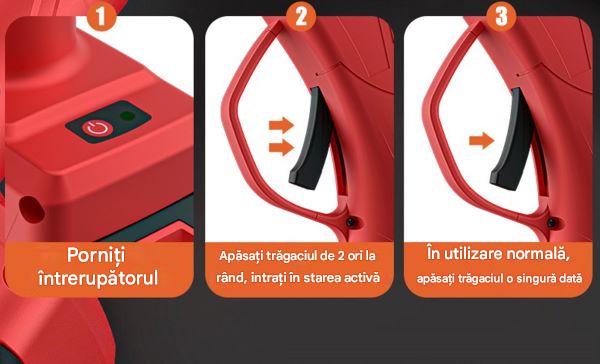 Foarfeca Electrica Profesionala cu 2 Acumulatori 48V  – Taiere Rapida si Eficienta!