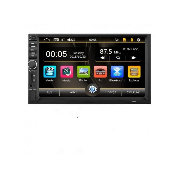 Navigatie Auto, Display Touchscreen 7 Inch,Telecomanda Inclusa, Conectivitate Bluetooth, Sd Card, Port Usb