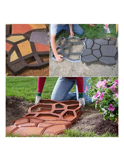 Sablon pentru Pavaj Gradina – Matrita Reutilizabila pentru Turnat Alea si Imitatie Piatra Naturala
