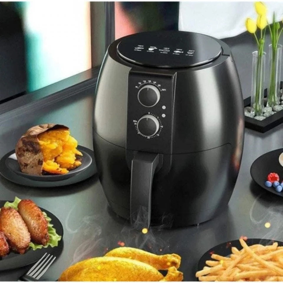 Friteuza Cu Aer Cald, Gatit Fara Ulei, Air Fryer, 1350W, 5L