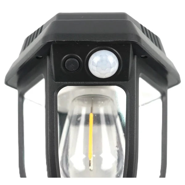 Set 4 x Lampa Solara Felinar LED pentru Gradina cu Senzor de Miscare – Iluminare Exterior, Rezistente la Apa