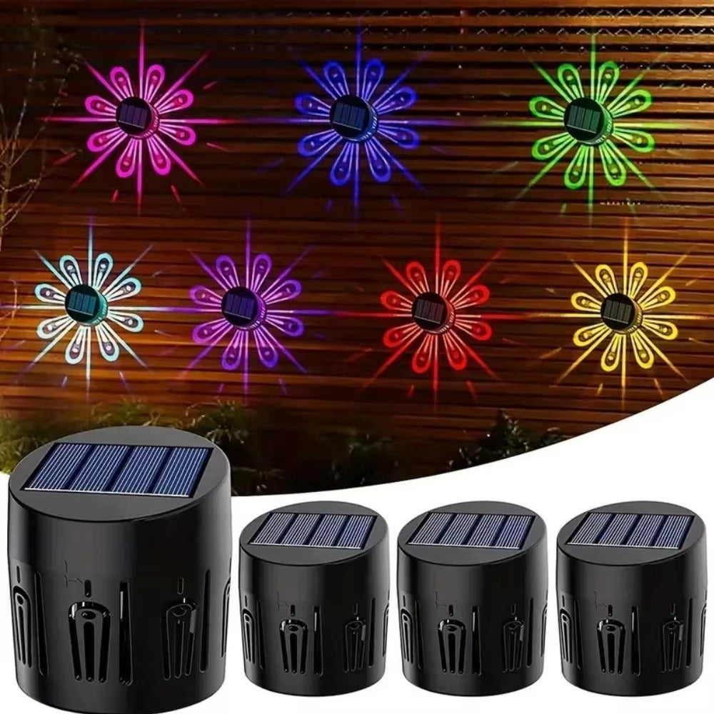 Set 6 x Lampa Solara cu Efect Spectaculos de Floare – Iluminare Magica pentru Gradina