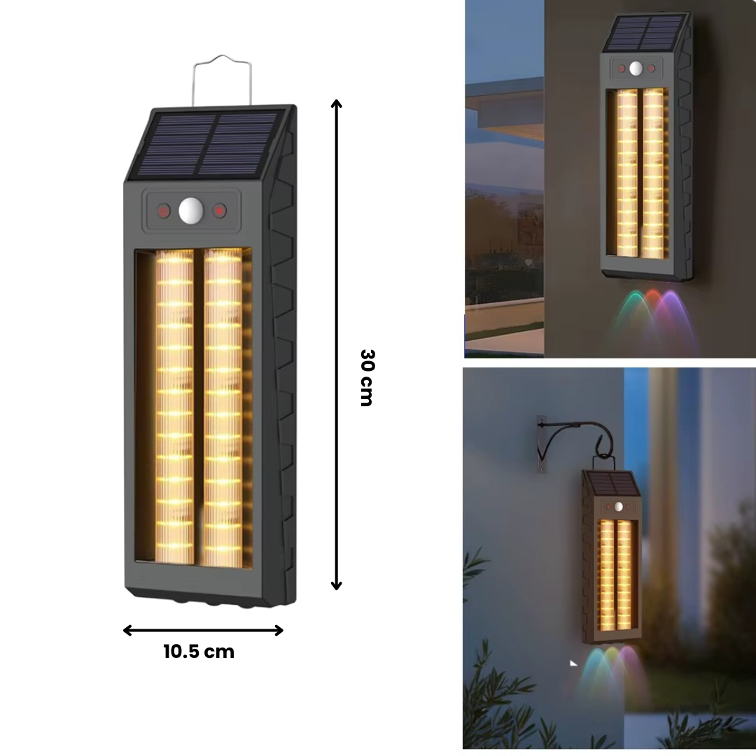 Lampa Solara 30W Color Ultra Puternica – Iluminare Automata Exterior cu Senzor de Miscare