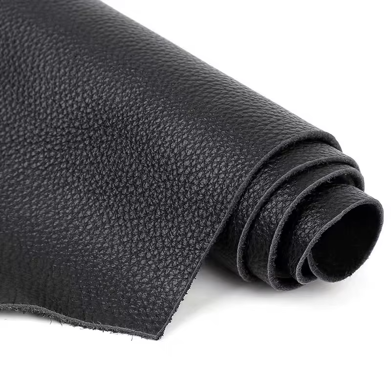 Folie Autoadeziva Piele Ecologica Neagra 75x250 cm, Material Premium, Rezistenta, Ideala pentru Mobilier si Decor Interior