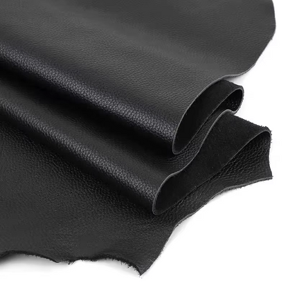 Folie Autoadeziva Piele Ecologica Neagra 75x250 cm, Material Premium, Rezistenta, Ideala pentru Mobilier si Decor Interior