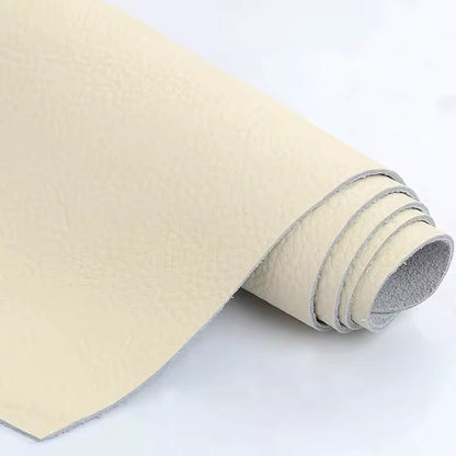 Folie Autoadeziva Piele Ecologica Crem 75x250 cm, Material Premium, Rezistenta, Ideala pentru Mobilier si Decor Interior