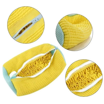 Set 2 x Saci Spalare Incaltaminte la Masina Protectie Pantofi Fermoar Rezistent Sac Spalare Adidasi Delicat Reutilizabil Pentru Masina de Spalat