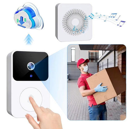 Sonerie Inteligenta cu Camera WiFi HD, Senzor Miscare, Audio Bidirectional, Night Vision, Notificari pe Telefon