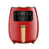 Air Fryer - Friteuza fara Ulei 6 Litri, Display Digital, 2400 W, Functie de Coacere + Set 50 hartii de Copt pentru Friteuza 16 cm