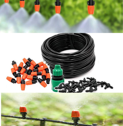 Kit Racire Terasa 10 m cu Sistem Pulverizare – Instalatie Racire Aer pentru Gradina, Balcon si Foișor
