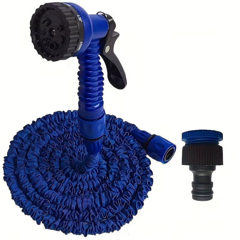 Set Plasa Anti Insecte Magnetica pentru Usa + Furtun Extensibil 22.5M cu Accesoriu de Stropit – Pachet Util pentru Casa si Gradina