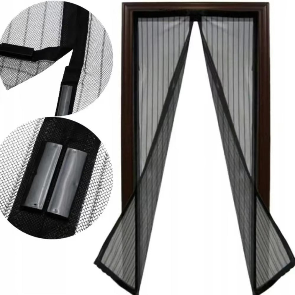 Set Plasa Anti Insecte Magnetica pentru Usa + Furtun Extensibil 22.5M cu Accesoriu de Stropit – Pachet Util pentru Casa si Gradina