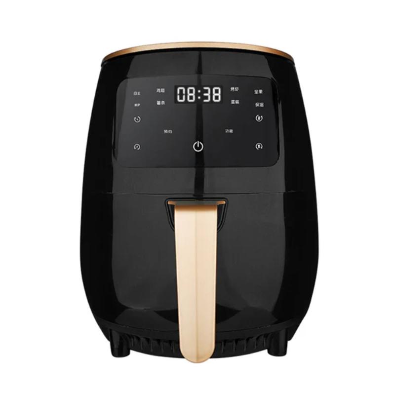Air Fryer - Friteuza fara Ulei 6 Litri, Display Digital, 2400 W, Functie de Coacere + 100 Hartii Cadou