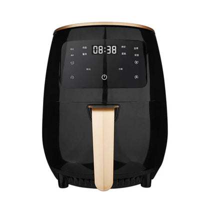 Air Fryer - Friteuza fara Ulei 6 Litri, Display Digital, 2400 W, Functie de Coacere + 100 Hartii Cadou