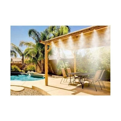 Kit Racire Terasa 20 m cu Sistem Pulverizare – Instalatie Racire Aer pentru Gradina, Balcon si Foișor