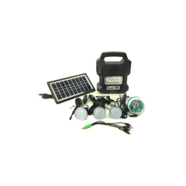 Lichidare de Stoc! Kit Solar Multifunctional cu 4 Becuri GD-1000A, Lampa UV Impotriva Insectelor