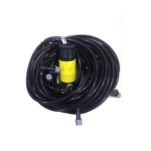 Kit Racire Terasa 10 m cu Sistem Pulverizare – Instalatie Racire Aer pentru Gradina, Balcon si Foișor