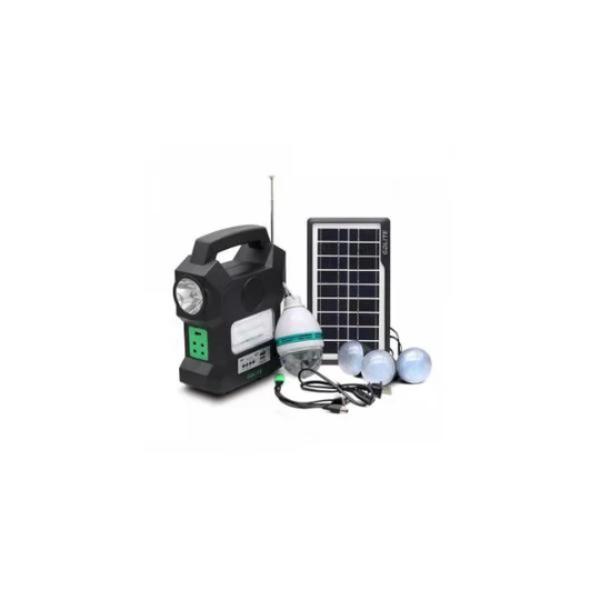 Lichidare de Stoc! Kit Solar Multifunctional cu 4 Becuri GD-1000A, Lampa UV Impotriva Insectelor