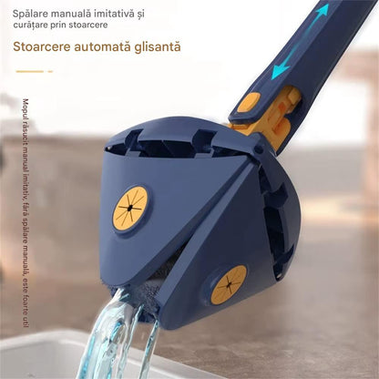Mop Multifunctional CleanMaster, Rotire 360°, Cap Triunghiular, Usor de Folosit si Eficient