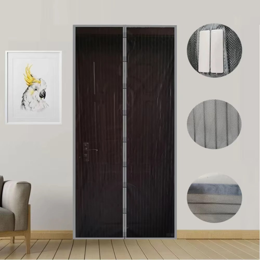 Sistem Complet Anti-Insecte – Lampa UV Electrica + 2 Perdele Magnetice pentru Usa