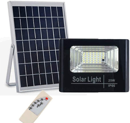 Proiector Solar LED 200W cu Panou Solar si Telecomanda, IP67, Afisaj Digital Baterie, Iluminare Puternica Exterior Curte Gradina