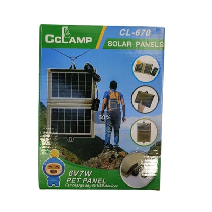 Panou Solar Pliabil CL-670 7.2W  – Incarcator Solar Portabil pentru Camping