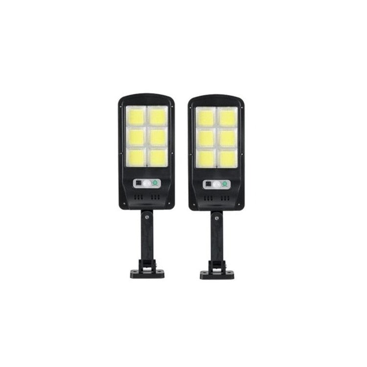 Set 4 x Proiector Solar 6 Celule LED cu Senzor de Miscare, Iluminat Exterior Gradina Curte Alee, Incarcare Solara, Rezistenta la Apa
