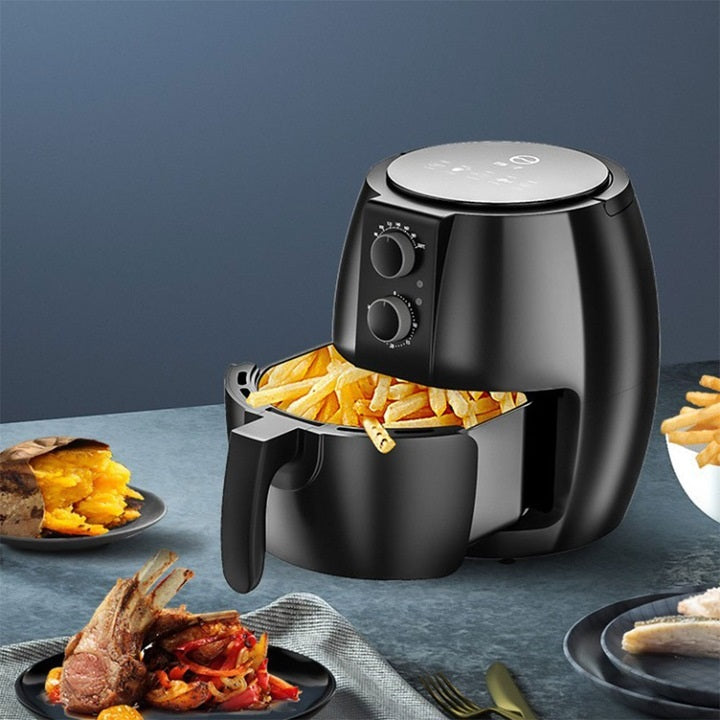 Friteuza Cu Aer Cald, Gatit Fara Ulei, Air Fryer, 1350W, 5L