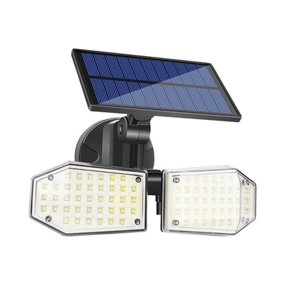 Lampa Solara 78 LED cu Senzor Miscare si Panou Solar Reglabil