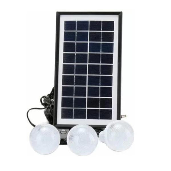 Lichidare de Stoc! Kit Solar Multifunctional cu 4 Becuri GD-1000A, Lampa UV Impotriva Insectelor