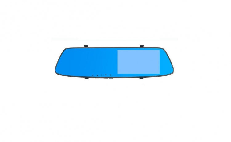 Camera video-auto full-HD dubla tip oglinda, ecran tactil 4.3 inch, camera spate + cabluri incluse, L1001M
