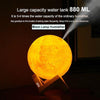 Load image into Gallery viewer, Lampa de veghe cu umidificator, Luna Moon 3D, 880 ml