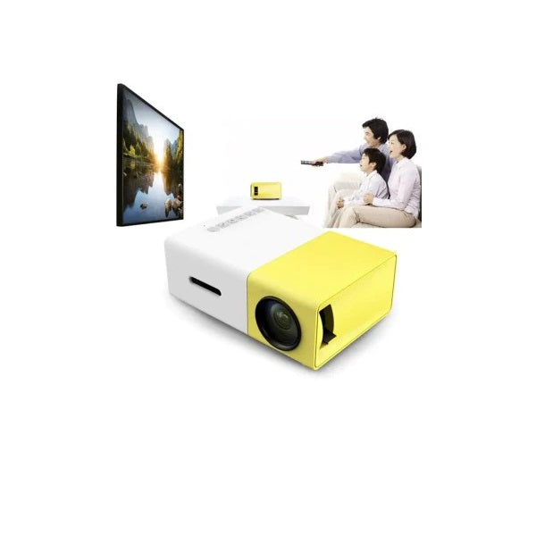 Videoproiector LED mini portabil, 600 LM, 1080P, Full HD